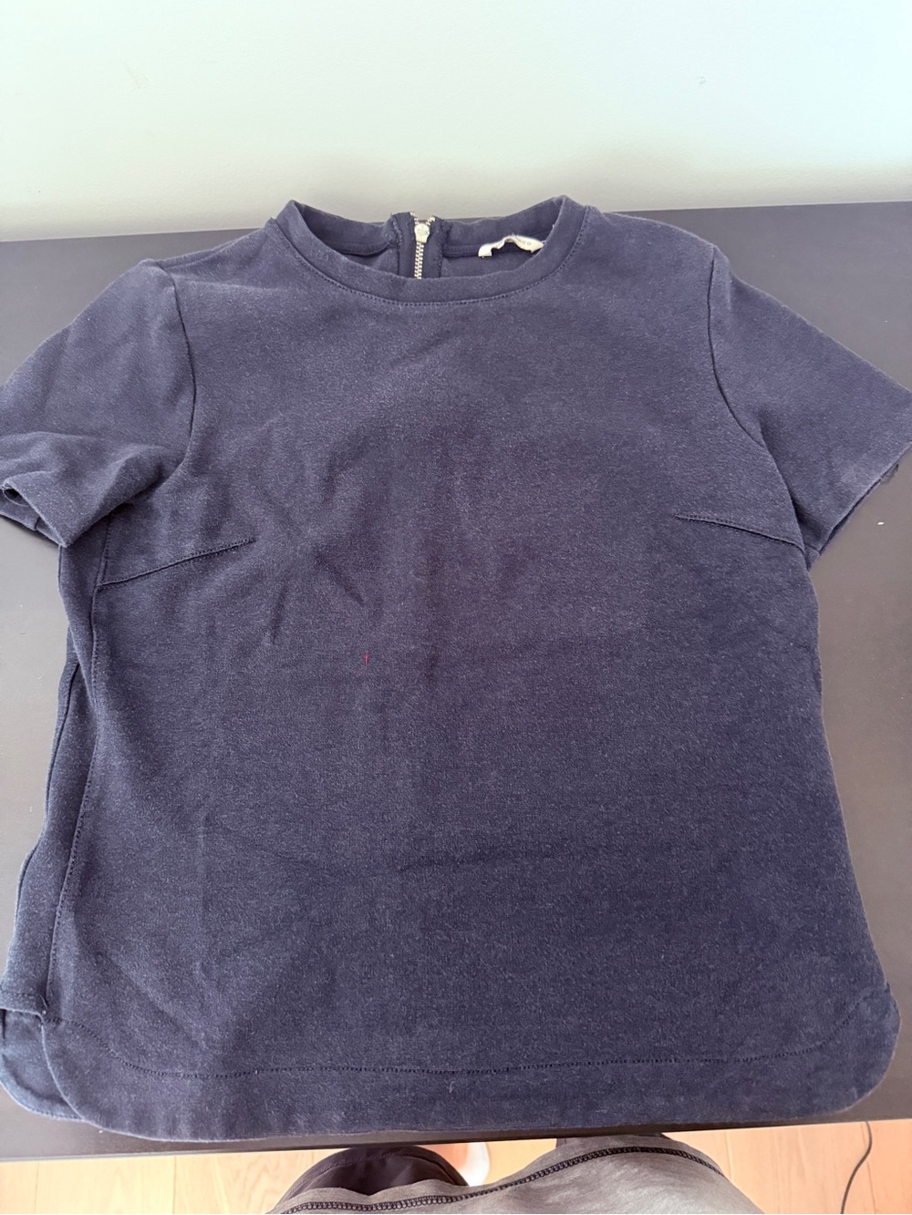 Club Monaco Navy Short Sleeve Tee